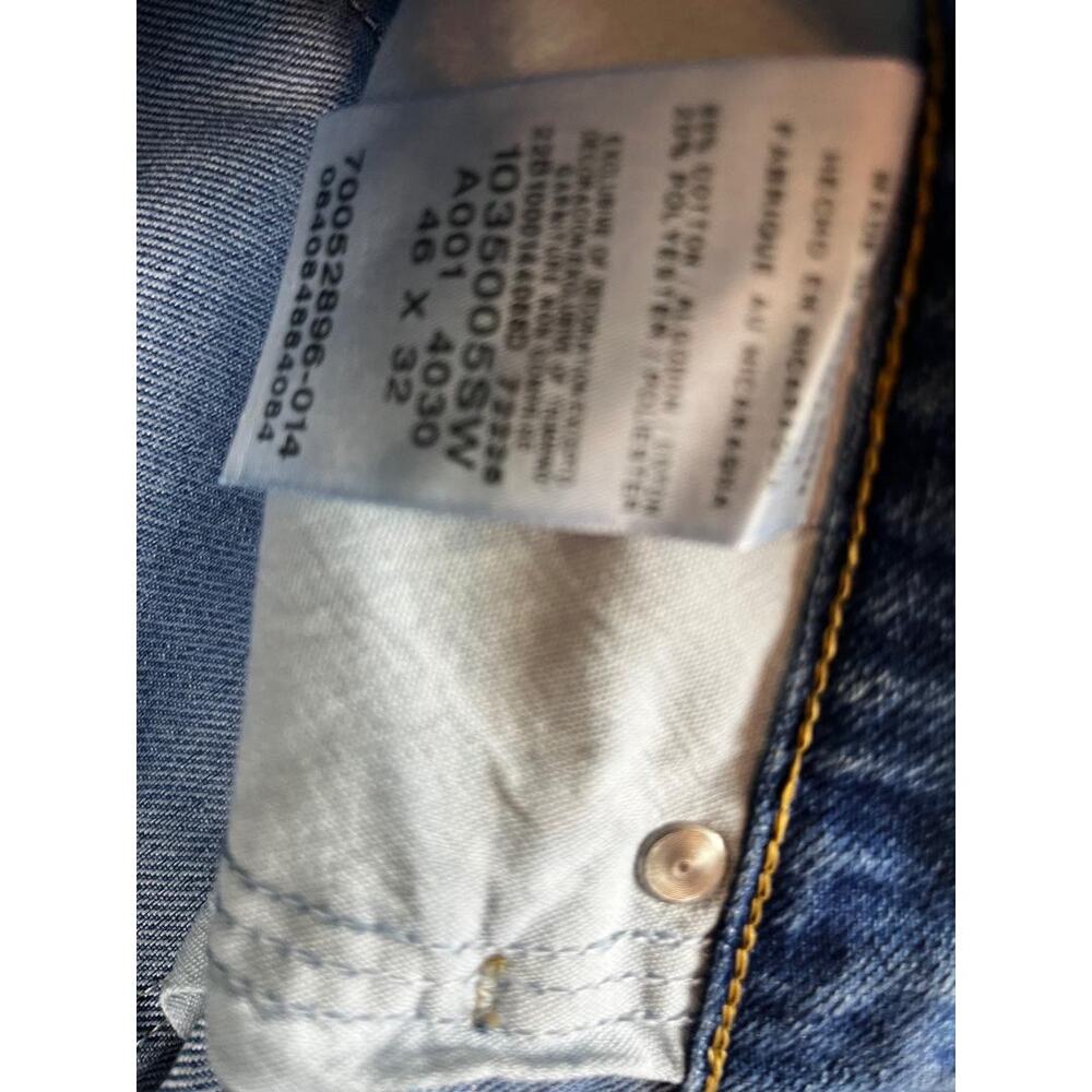 Mens Blue Wrangler NWT size 46 inseam 32 flex Denium - Picture 7 of 10